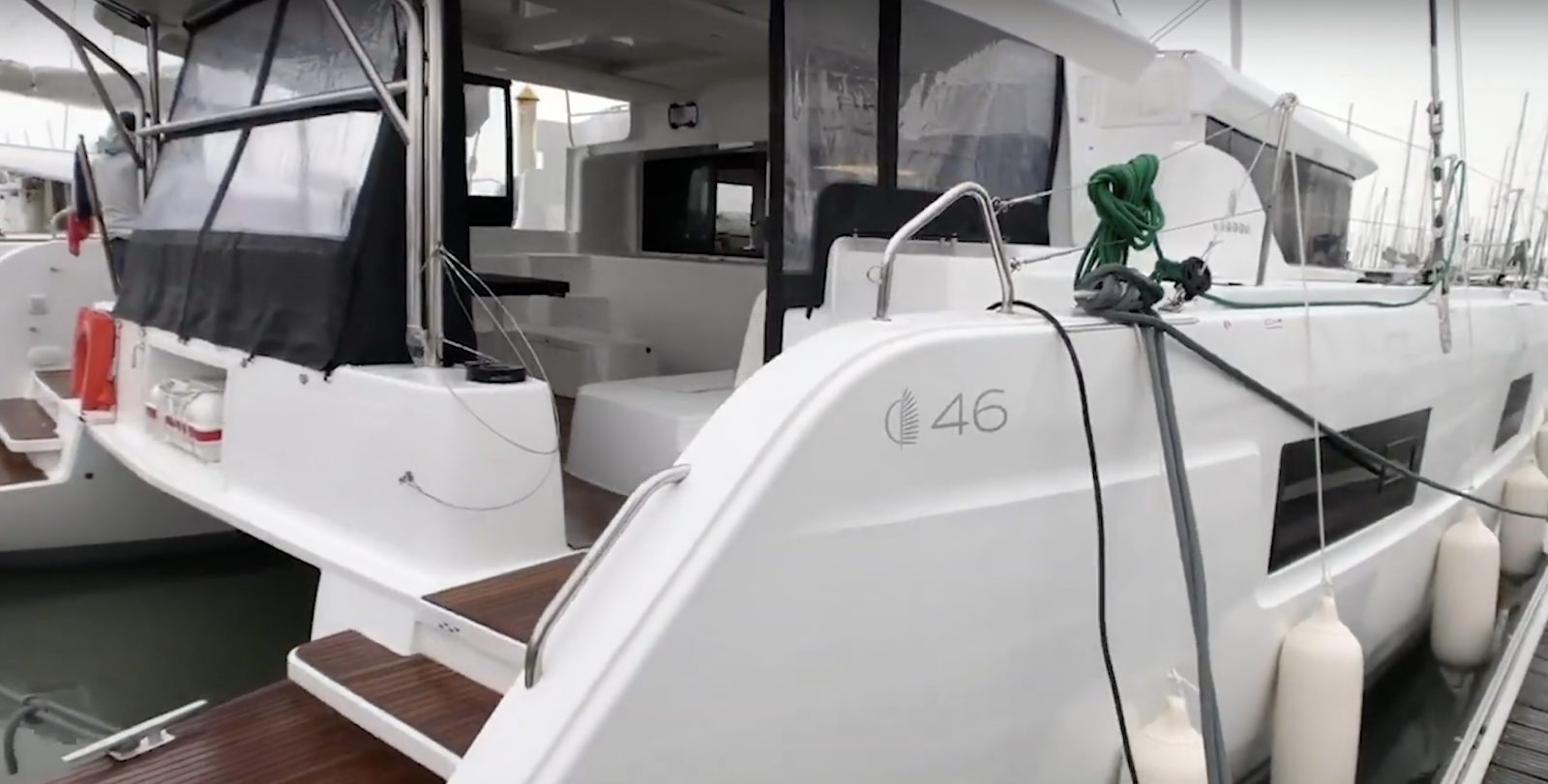 World premiere of the brand new Lagoon 46