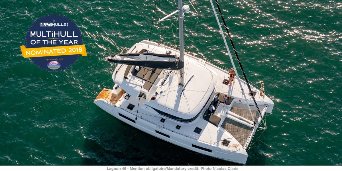 World premiere of the brand new Lagoon 46