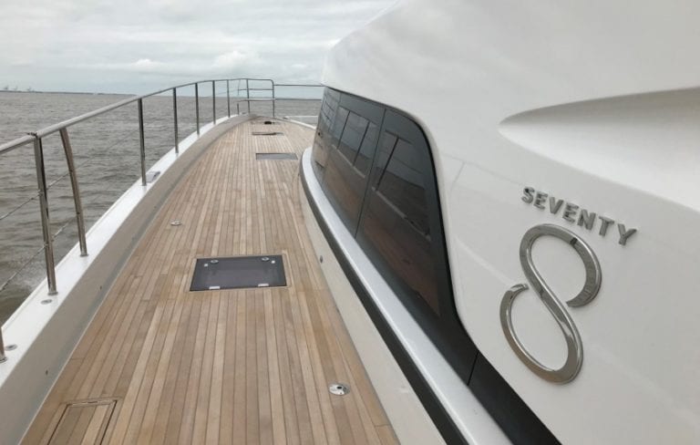 Lagoon SEVENTY 8's Grand Entrance - Best Power Catamaran 2017