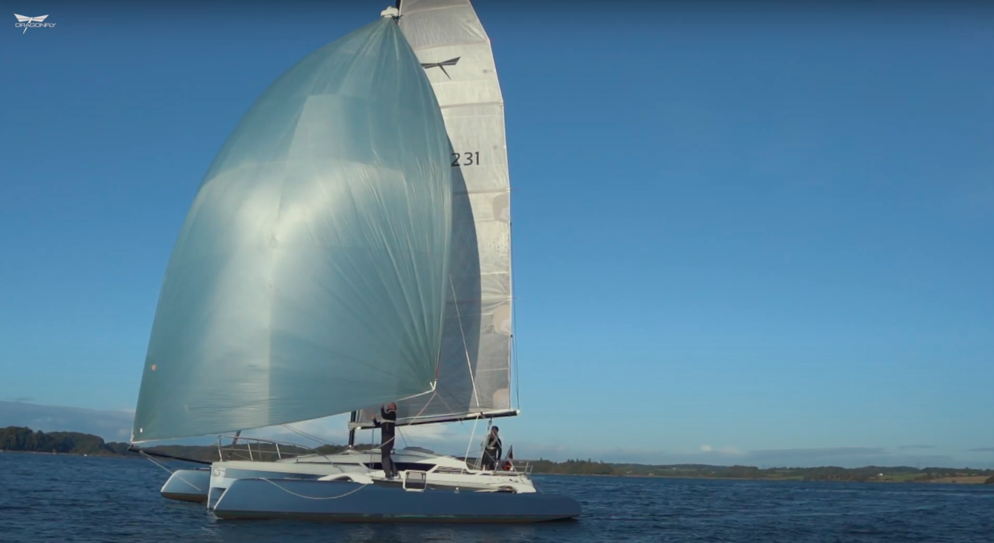 Dragonfly Trimaran Sail Guide Downwind Downwind 3 Dragonfly Trimaran Sail Guide Downwind TMG Australia