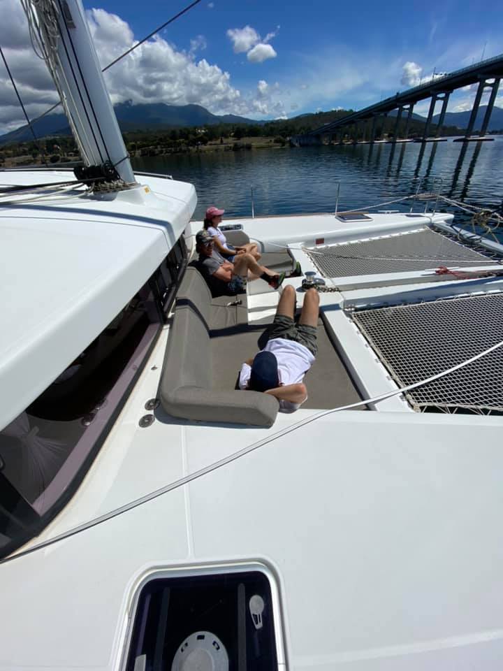 Lagoon Catamaran Tasmania Cruising guide Tasman bridge 2