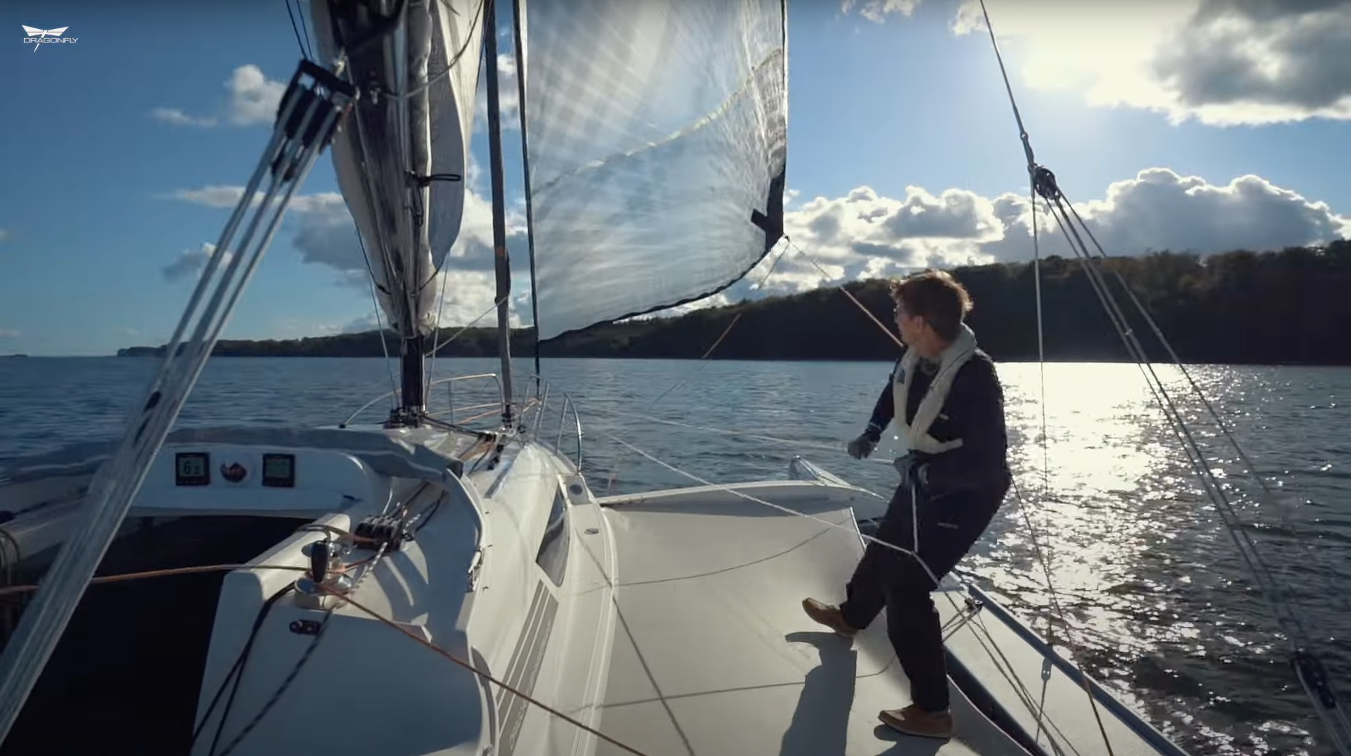 Dragonfly Sail Guide Stronger Wind Conditions